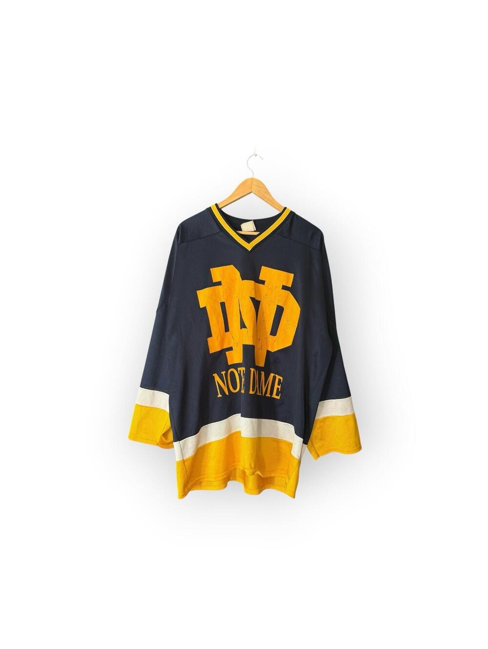 Vintage Red Oak Notre Dame Fighting Irish Mesh Jersey XL Made In USA Men’s